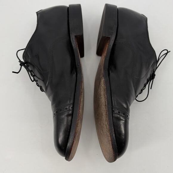 Allen Edmonds Byron Cap Toe Oxford Shoes Sz 10D Black Corpcore Old Money Ivy main image 12